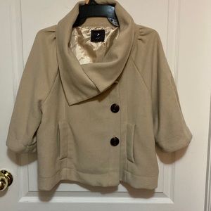 Forever 21 beige 3/4 sleeve jacket